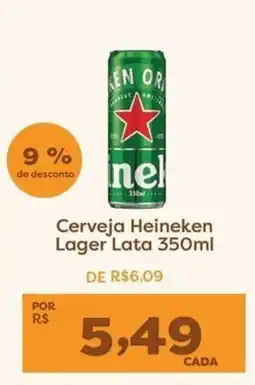 Mercadinhos São Luiz Cerveja Heineken Lager Lata oferta
