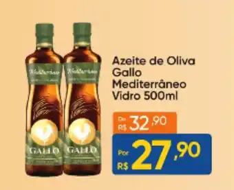 Azeite de Oliva Gallo Mediterrâneo Vidro