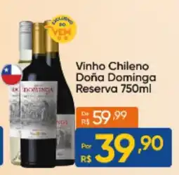 Atacado Vem Vinho Chileno Doña Dominga Reserva oferta