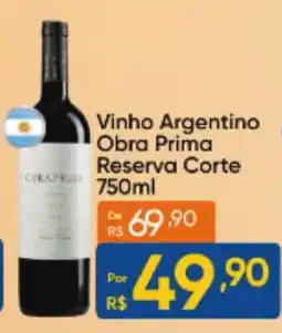 Atacado Vem Vinho Argentino Obra Prima Reserva Corte oferta