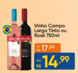 Atacado Vem Vinho Campo Largo Tinto ou Rosé oferta