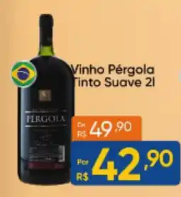 Atacado Vem Vinho Pér戈la Tinto Suave 2l oferta
