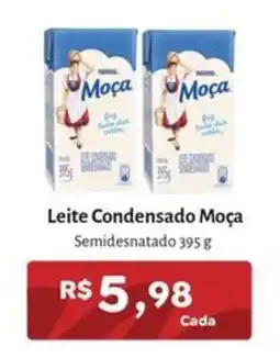 Novo Atacarejo Leite condensado moça semidesnatado oferta