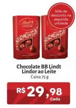 Novo Atacarejo Chocolate bb lindt lindor ao leite oferta