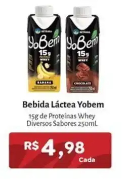 Novo Atacarejo Bebida Láctea Yobem oferta