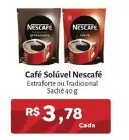 Novo Atacarejo Café Solúvel Nescafé Extraforte ou Tradicional oferta