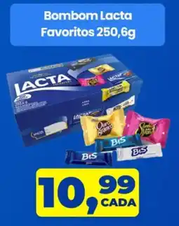 X Supermercados Bombom lacta favoritos oferta
