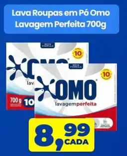 X Supermercados Lava Roupas em Pó Omo oferta