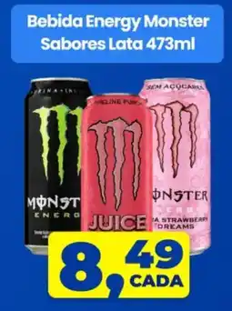 X Supermercados Bebida Energy Monster S sabores lata oferta
