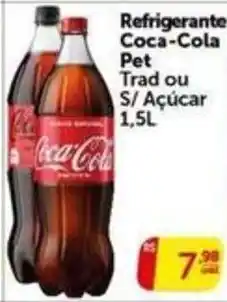 Pires Refrigerante Coca-Cola Pet Trad ou S/ Açúcar oferta