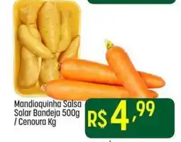 Muffato Mandioquinha salsa solar bandeja oferta
