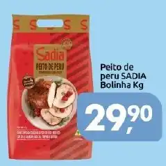 Supermercados Nori Peito de peru SADIA Bolinha Kg oferta