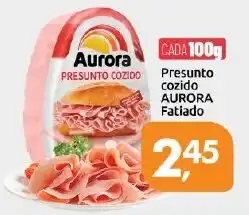 Supermercados Nori Presunto cozido aurora fatiado oferta