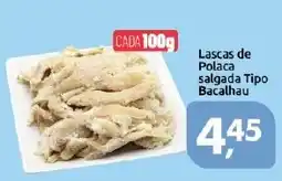 Supermercados Nori Lascas de Polaca salgada Tipo Bacalhau oferta