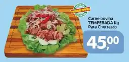 Supermercados Nori Carne bovina temperada kg para churrasco oferta