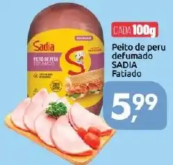 Supermercados Nori Peito de peru defumado sadia fatiado oferta