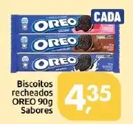 Supermercados Nori Biscoitos recheados OREO 90g Sabores oferta