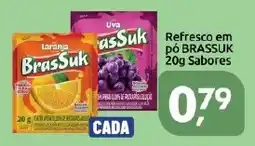 Supermercados Nori Refresco em pó brasSuk 20g sabores oferta