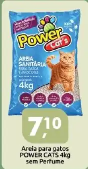 Supermercados Nori Areia para gatos POWER CATS 4kg oferta