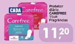 Supermercados Nori Protetor diário carefree fragrâncias oferta