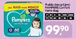 Supermercados Nori Fralda descartável Pampers Confort Forte Bag oferta