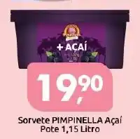 Supermercados Nori Sorvete PIMPINELLA Açaí oferta