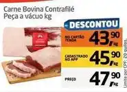 Tenda Atacado Bovina - carne bovina contrafilé peça a vácuo oferta