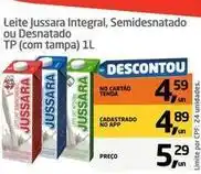 Tenda Atacado Jussara - leite integral, semidesnatado ou desnatado oferta