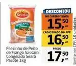 Tenda Atacado Seara - filezinho de peito de frango congelado oferta