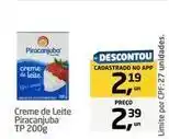 Tenda Atacado Piracanjuba - creme de leite tp oferta