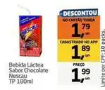 Tenda Atacado Nescau - bebida láctea sabor chocolate tp oferta