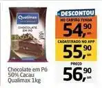 Tenda Atacado Qualimax - chocolate em pó 50% cacau oferta