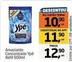 Tenda Atacado Ypê - amaciante concentrado refil 900ml oferta