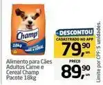 Tenda Atacado Champ - alimento para cães adultos carne e cereal oferta