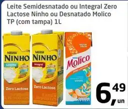 Tenda Atacado Nestlé - leite semidesnatado ou integral zero lactose ninho ou desnatado oferta