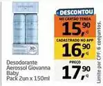 Tenda Atacado Giovanna baby - desodorante aerossol oferta