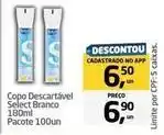 Tenda Atacado Select - copo descartável select branco oferta