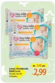 Atacadão Vida - lenço umedecido bebe love oferta