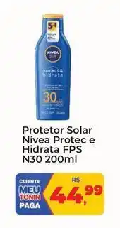 Tonin Superatacado Nivea - protetor solar protec e hidrata fps n30 oferta
