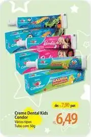Atacadão Condor - creme dental kids oferta