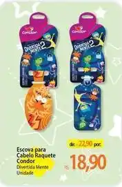 Atacadão Condor - escova para cabelo raquete oferta