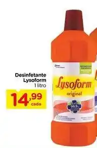 Carrefour Lysoform - desinfetante oferta