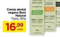 Carrefour Boni natural - creme dental vegano oferta