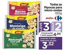 Carrefour Yoki - pipocas para micro-ondas oferta