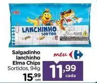Carrefour Elma chips - salgadinho lanchinho oferta