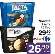 Carrefour Lacta - sorvete oferta