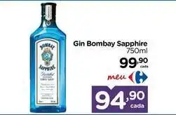 Carrefour Bombay sapphire - gin oferta