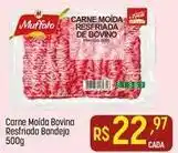 Muffato Muffato - carne moída bovina resfriada bandeja oferta