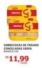 Assaí Atacadista Sadia - sobrecoxas de frango congeladas oferta