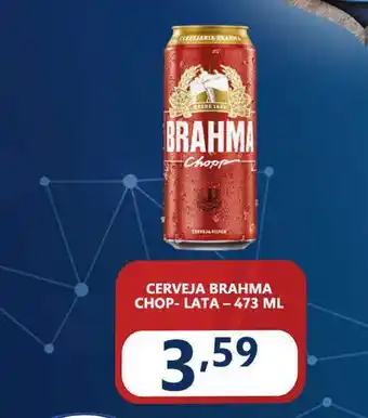 Bramil Supermercados Cerveja Brahma Chop Lata 473ml oferta
